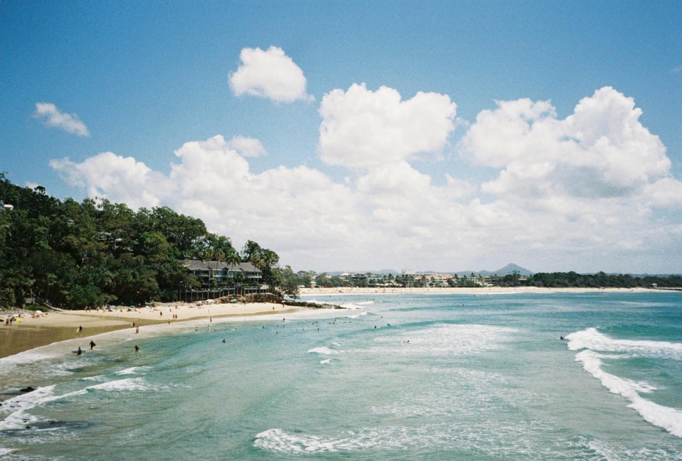 Coastal views of Noosa Heads, one of Queensland's premier lifestyle and tourism destinations, supporting a thriving property management and holiday accommodation market.