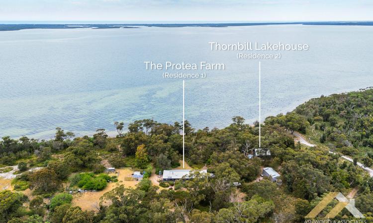 Waterfront Nature Retreat with dual residences on 28 acres