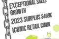 Iconic Retail Chain - 2023 FY $469K Surplus