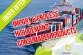 Import & Process High Demand Consumable Products