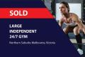 LARGE INDEPENDENT 24/7 GYM (NORTHERN SUBURBS MELBOURNE) BFB1100