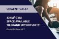 226M² GYM SPACE AVAILABLE ‘REBRAND OPPORTUNITY’ (GREATER BRISBANE) BFB3387