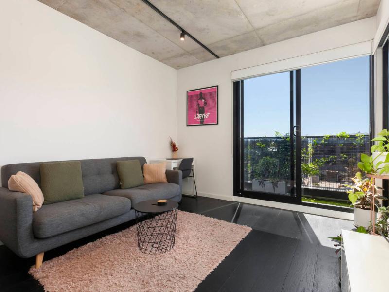 North Facing Designer Living with City Views