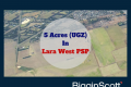 5 acres in approved Lara West PSP!!