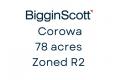 78 acres Zoned R2 in thriving township of Corowa !!