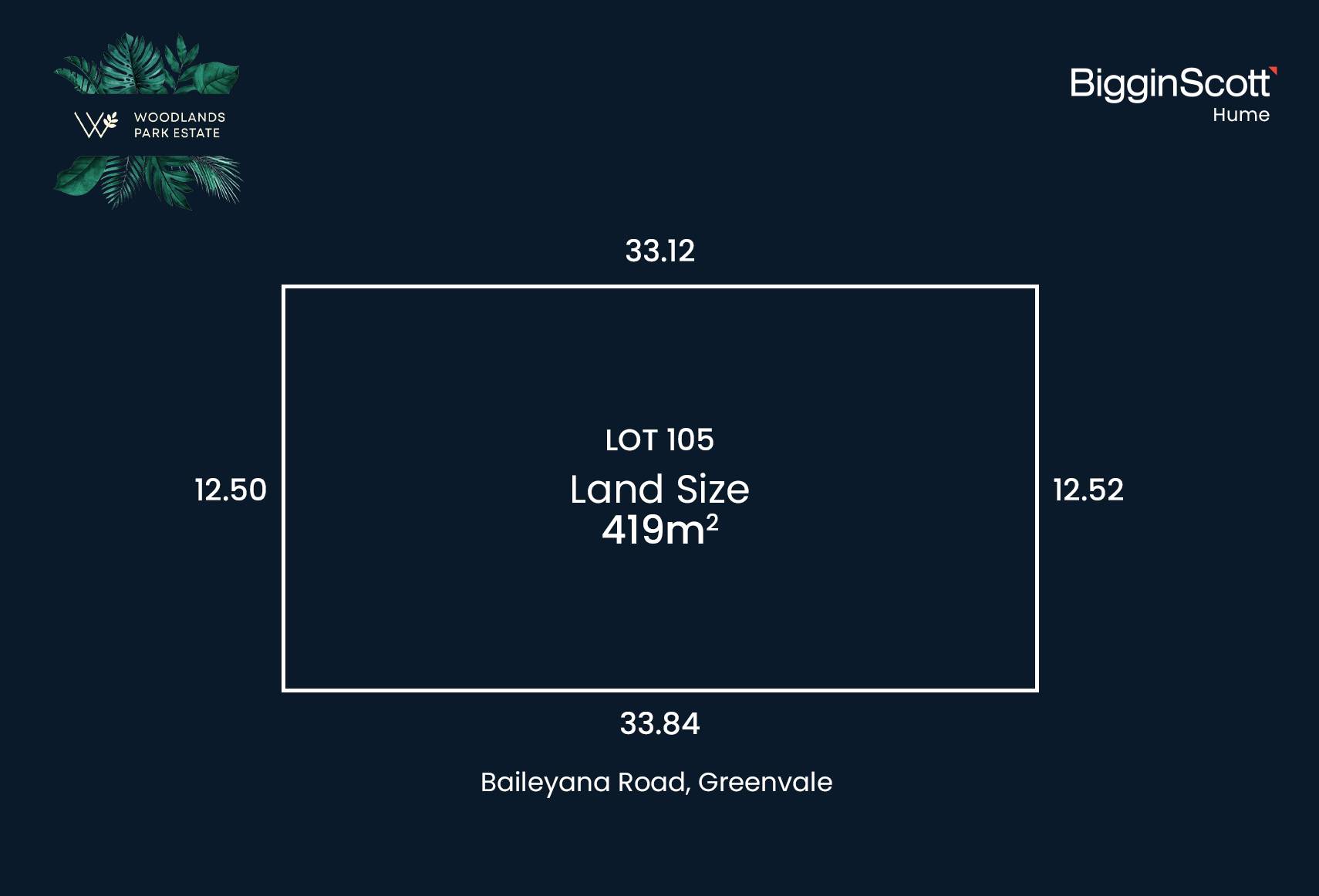 Lot 105 Woodlands Park, Greenvale VIC 3059
