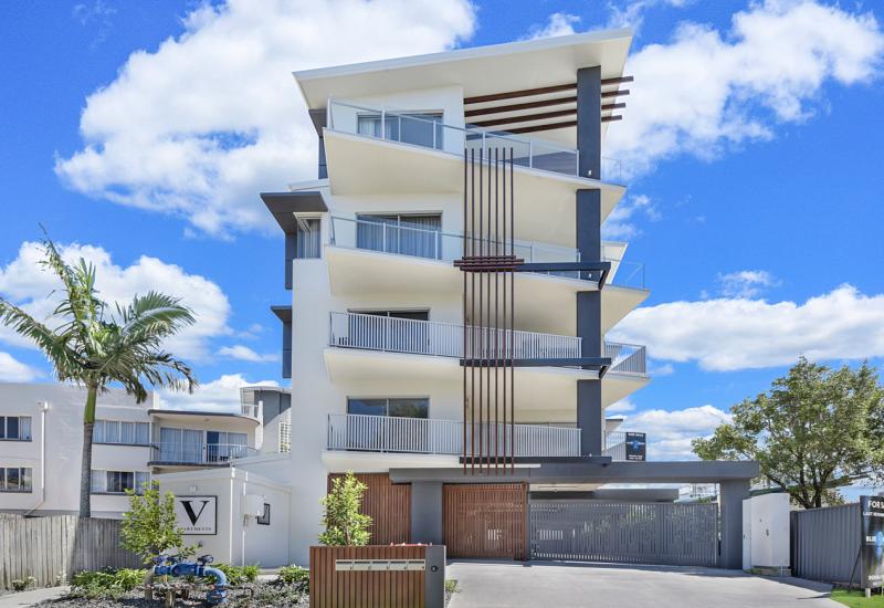 First Re Sale in Tightly Held 'V Apartments'