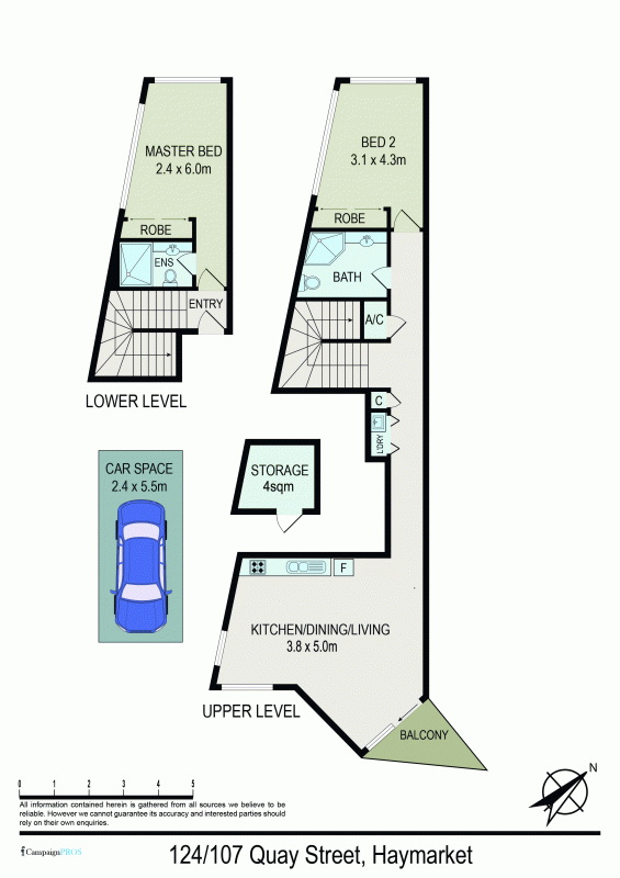 Split Level 2 Bedroom Apartment In Sydney Cbd For Sale Bme