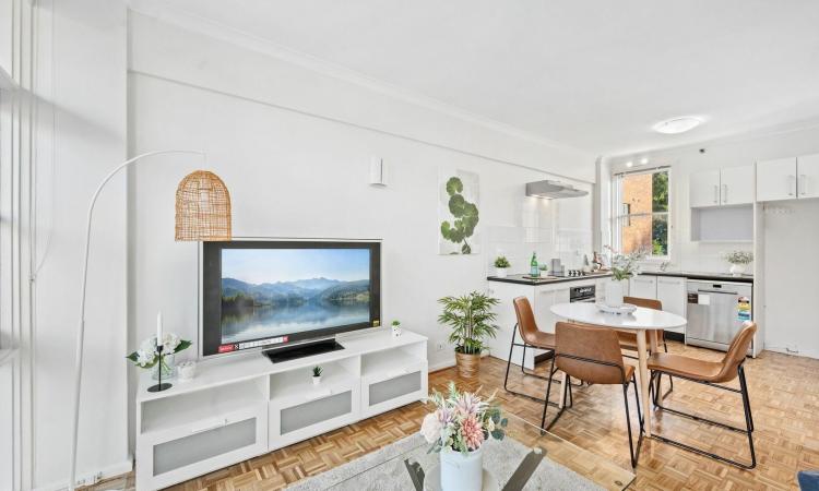 Sun-drenched Updated Two Bedroom Apartment