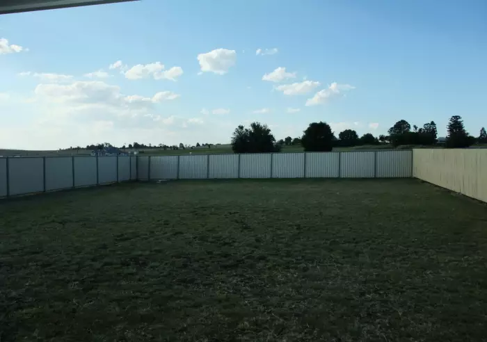 large back yard that is private