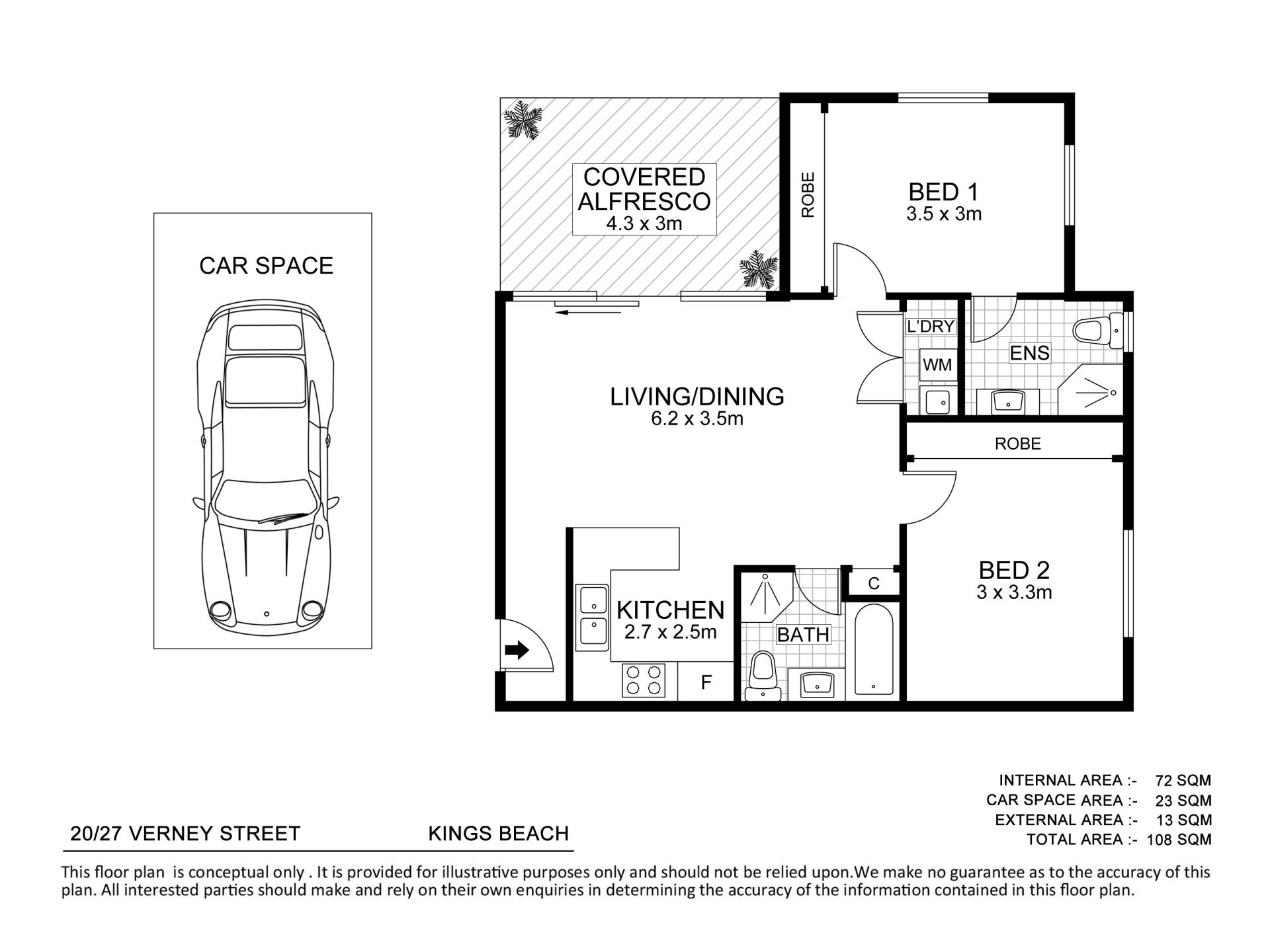 20, 27 Verney Street, Kings Beach, 27 Verney Street - Thumbnail 7