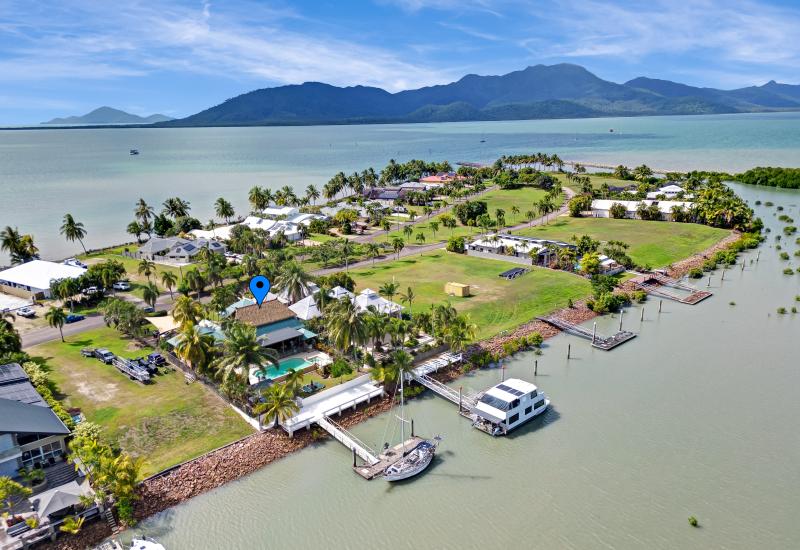 Bali-Inspired Marina Masterpiece with Private Pontoon