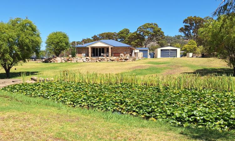 Brick Home with 2 Acres, Creek and so Close to Town Centre