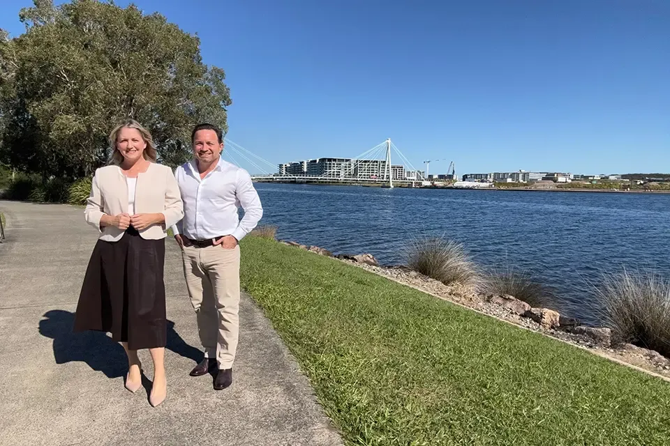 Birtinya local real estate agents Matt Glynn and Lori Wyer