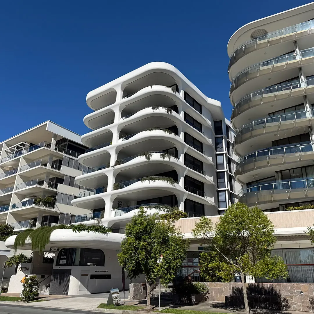 Maroochydore modern architecture drives apartments living lifestyle Sunshine Coast, population growth and  market performance