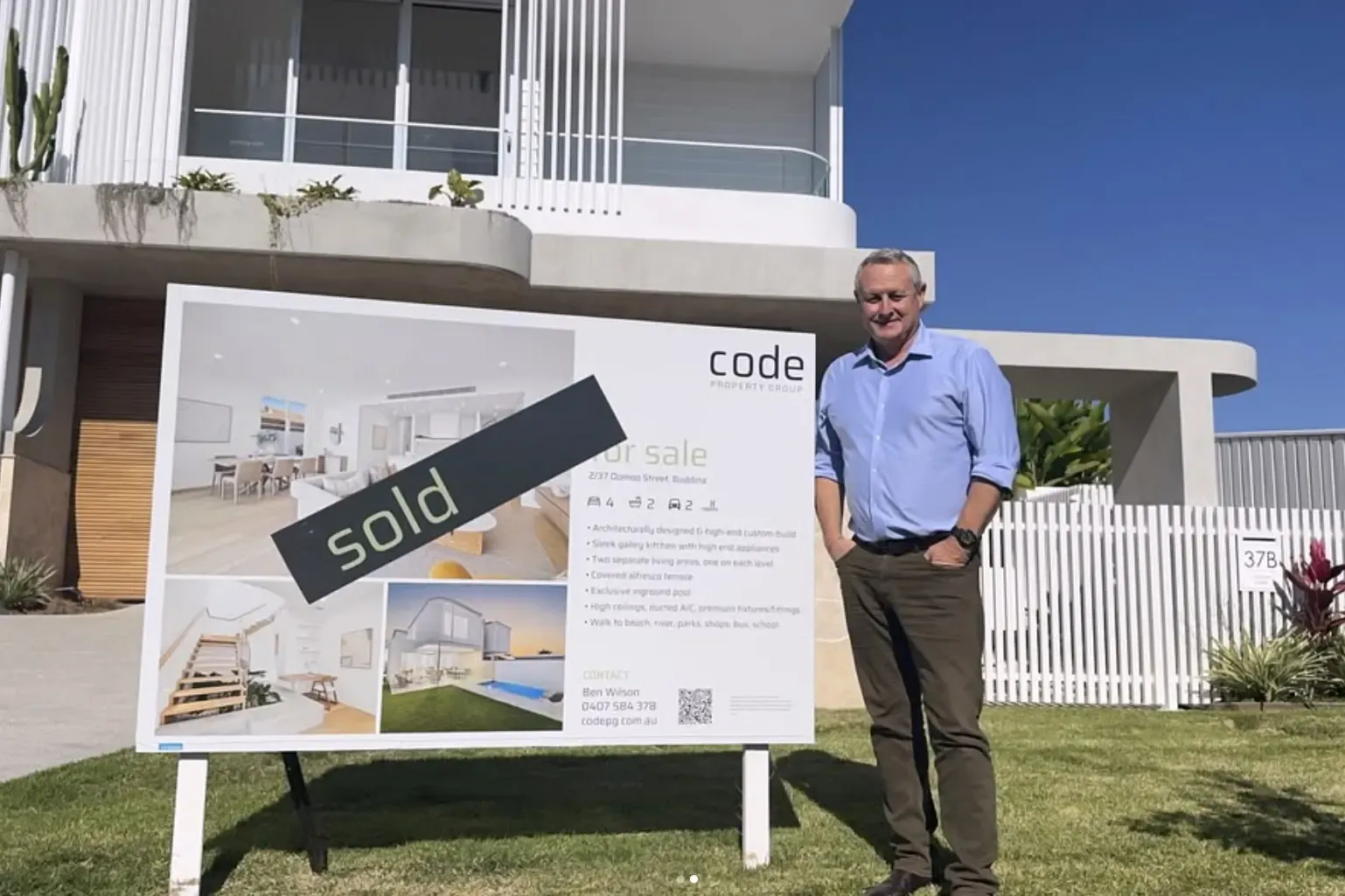 Trusted real estate agent on the Sunshine Coast QLD, Code Property Group