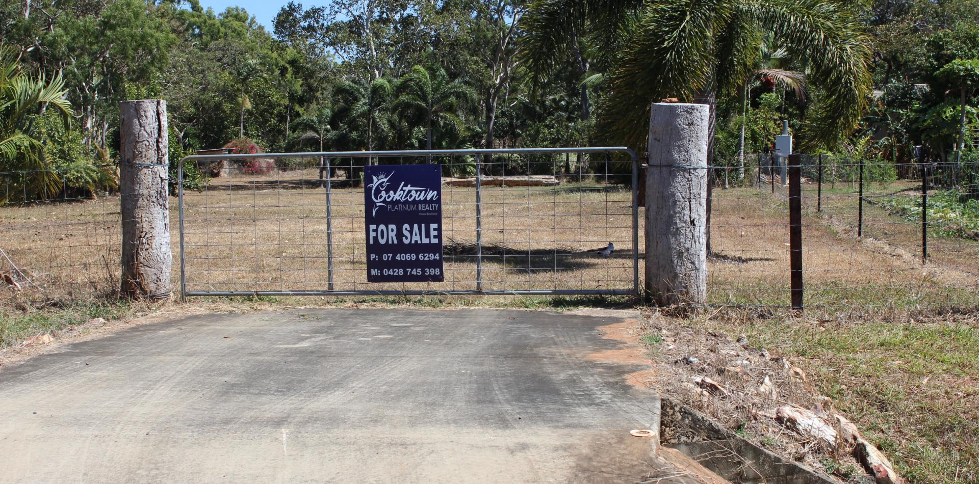 Vacant land available close Quarantine Bay Cooktown Platinum Realty