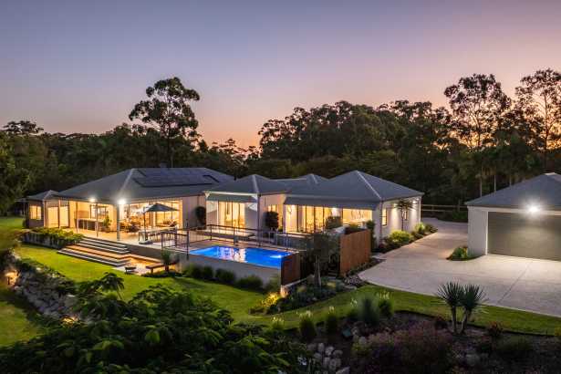 PRIVATE DOONAN SANCTUARY SHOWCASING LUXURY LIVING AND HINTERLAND SERENITY