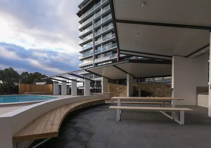 Pool area seating