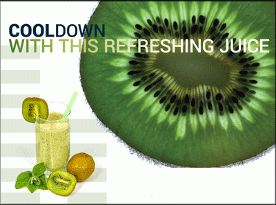 Go Green with Greencliff and our refreshing kiwi juice