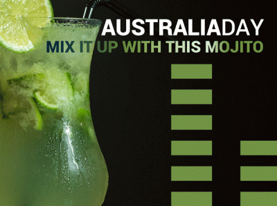 Go Green with Greencliff and make this zesty mojito cocktail ideal for Australia Day