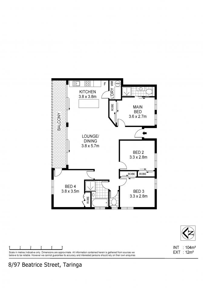 CITY VIEWS LARGE 4 BEDROOM APARTMENT IRONSIDE CATCHMENT Lilley