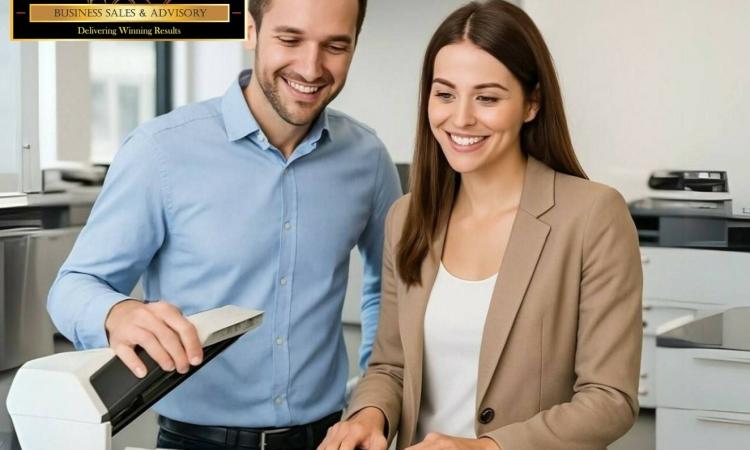 Highly Profitable Printer Distribution & Service Business + Commercial Building for Sale