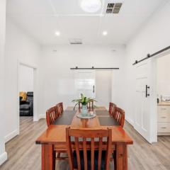 Dining area provides fabulous space for friends and family to gather