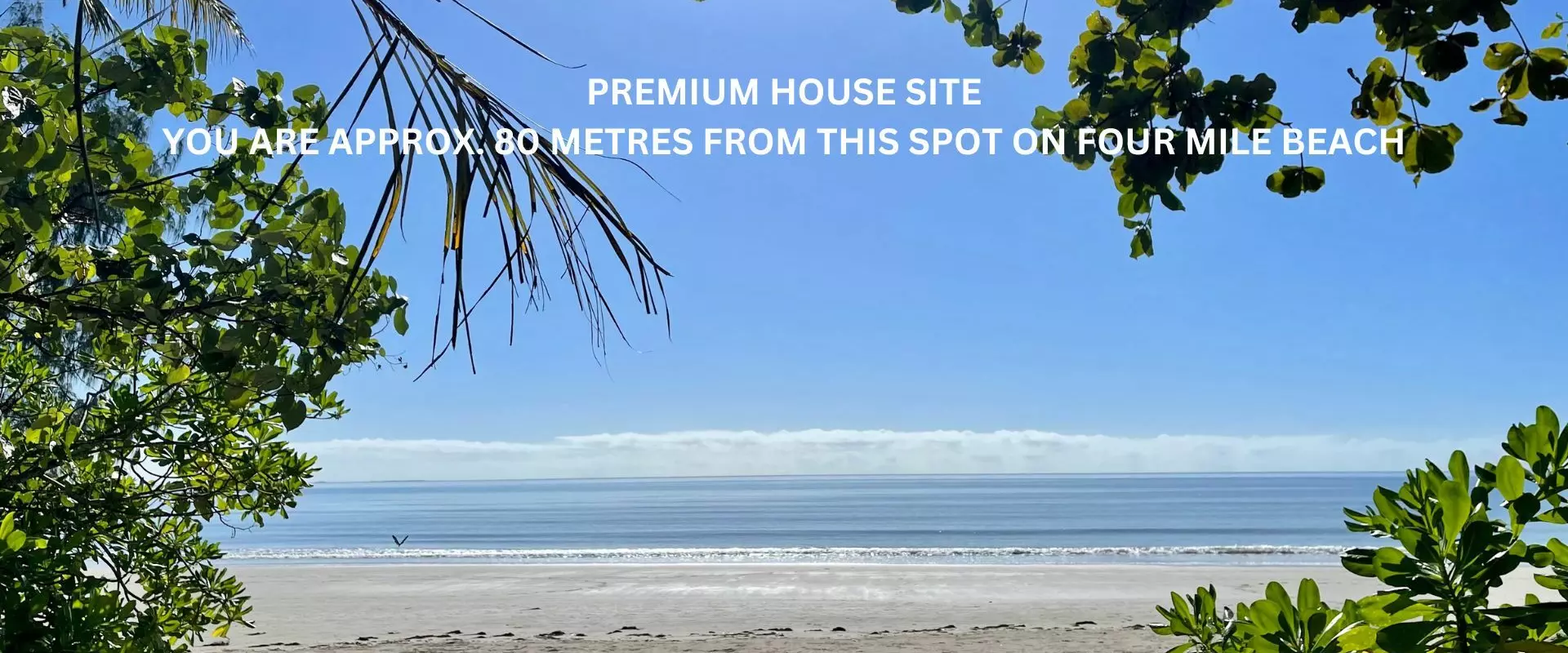 Prime vacant beachfront land for sale in Port Douglas