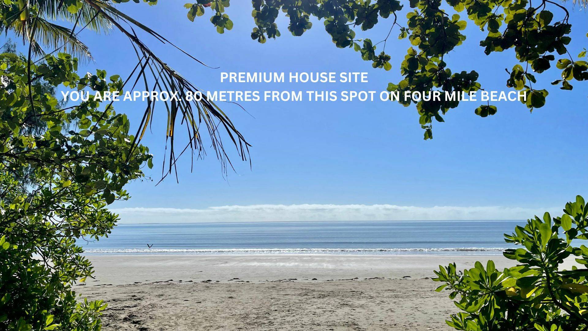 Prime vacant beachfront land for sale in Port Douglas