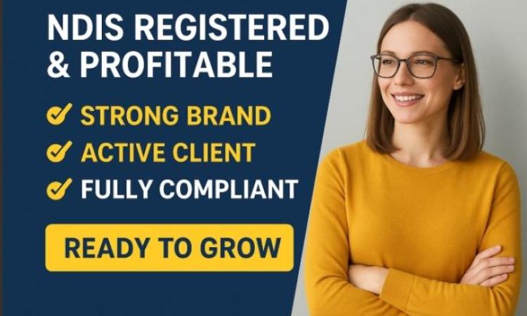 NDIS Registered & Profitable | Established Brand & Active Clients – $130,000 [2511071]