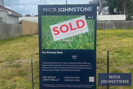 Land Ready to Build in the Heart of Brighton East