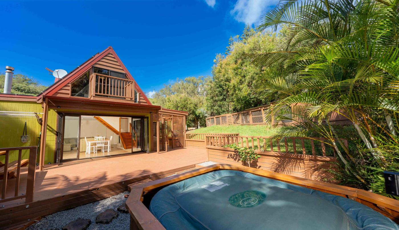 Courtyard with Spa