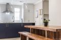 Modern family living opposite parkland