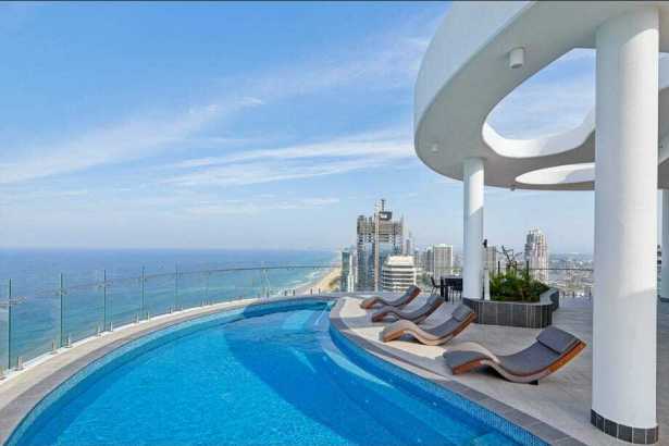 Furnished apartment with ocean views