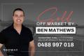 Sold Off Market By The Mathews Team