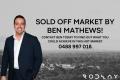 Sold Off Market by Ben Mathews!