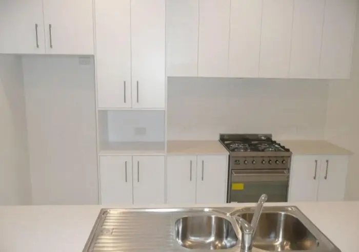 Kitchen with gas stove/oven