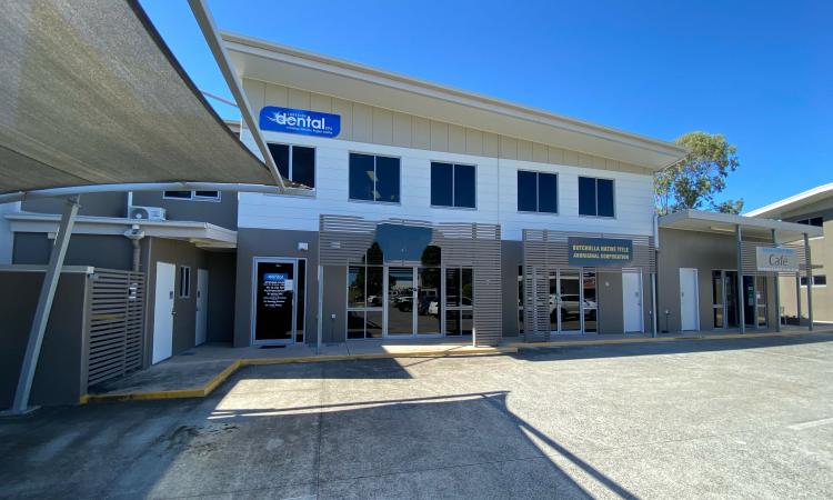6 Internal offices and an open plan meeting area with views overlooking the lake.