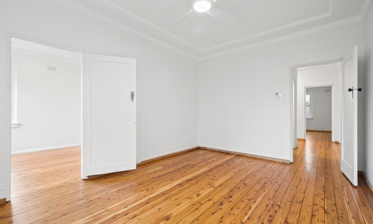 Newly renovated two bedroom apartment with garage