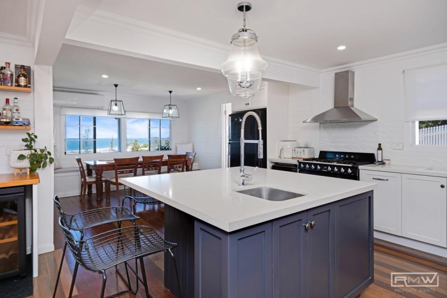 Stunning Hamptons-inspired home with breathtaking ocean views in every direction