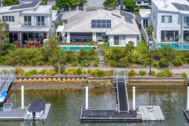 Exceptional Waterfront Living with Private Pontoon & Pool