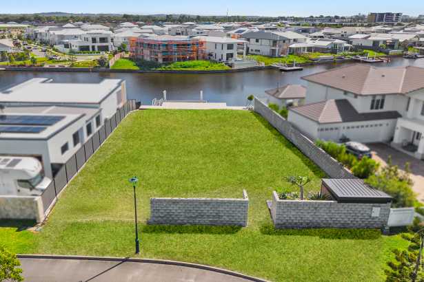 Rare 854m² North-Facing waterfront block with 18.4m water frontage