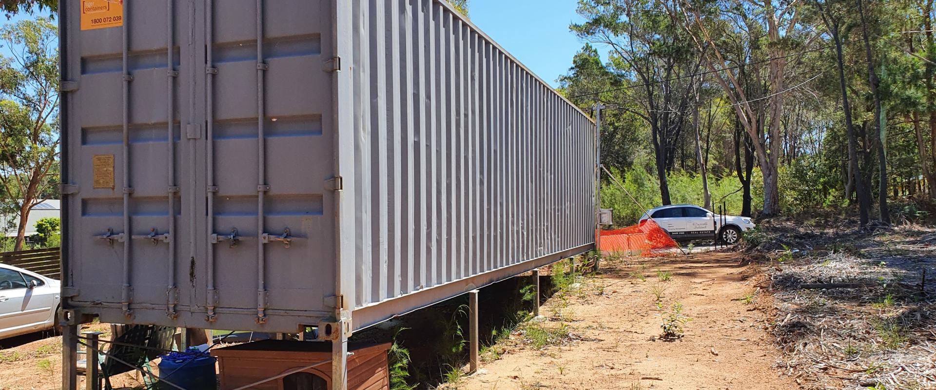 Russell Island Real Estate UNFINISHED PROJECT, CONTAINER HOUSE