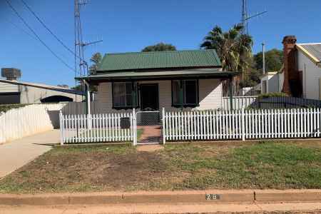 Two bedroom Cottage at 28 Third Ave, Narromine with development potential.