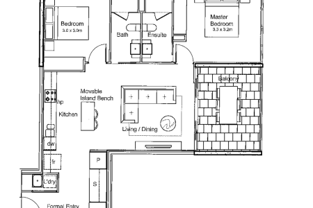 Corner 2 Bedroom Apartment on 5th Floor - Landmark Toowong