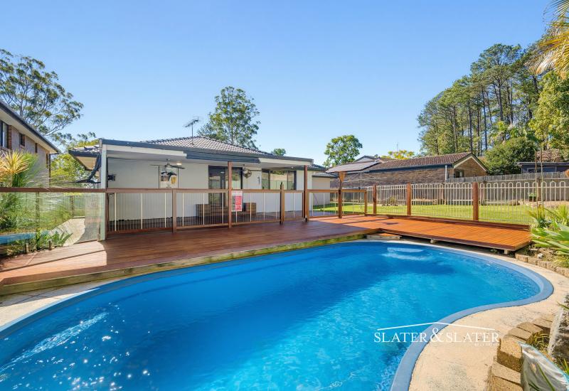 Spacious home on generous block with golf course outlook and swimming pool