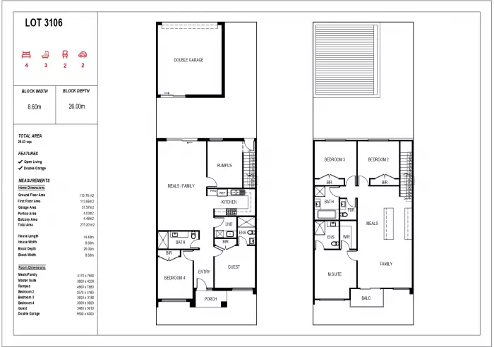 29.60sq 5 Bedroom + Study