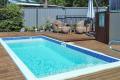Stunning 2-Bedroom Island Retreat with Pool & Outdoor Deck