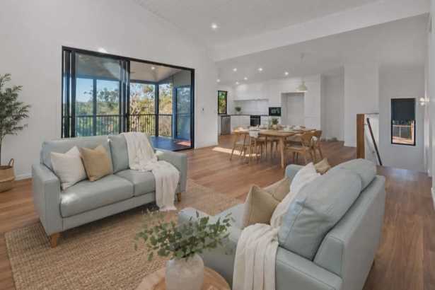 Beautiful as New Home – Stylish Coastal Living with Bay Glimpses